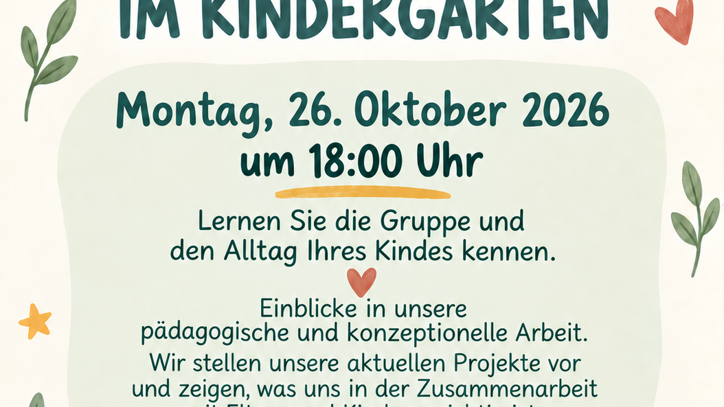 1.gruppeninterne Elternabend