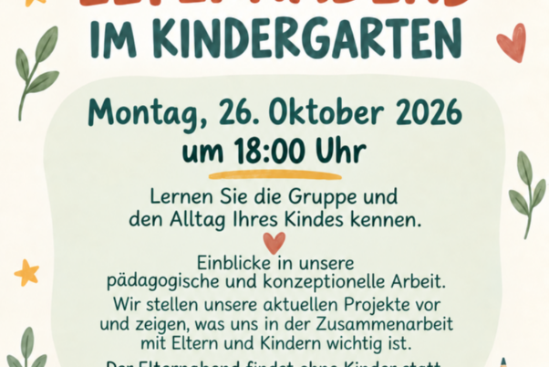 1.gruppeninterne Elternabend